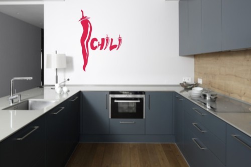 Wandtattoo chili - chili,