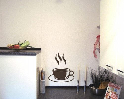 Wandtattoo kaffeetasse - wandtattoo,