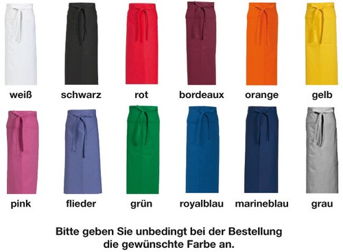 Bistroschürze 100 cm - bistroschürze,