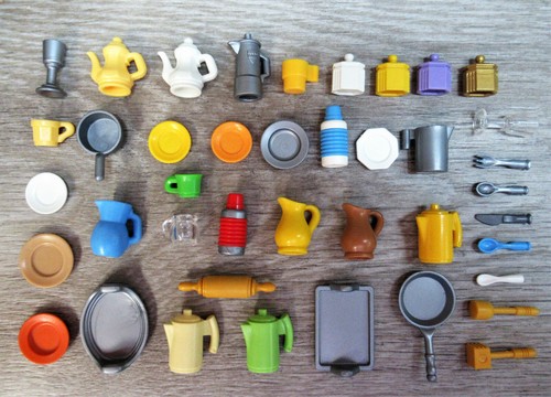 Playmobil geschirr besteck - geschirr, |